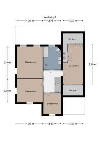 Floorplan - Clara Feystraat 11, 6267 EZ Cadier en Keer